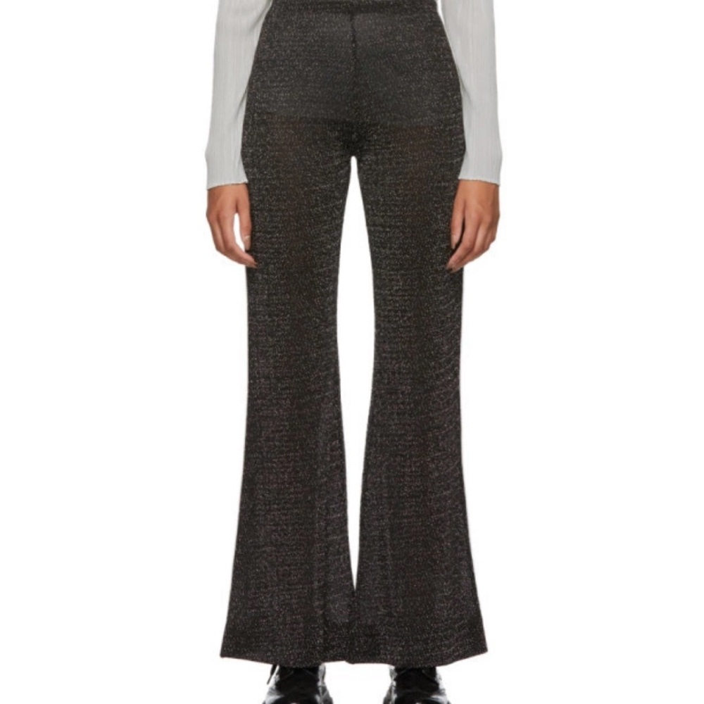 Acne Studios Black Sparkle Trousers